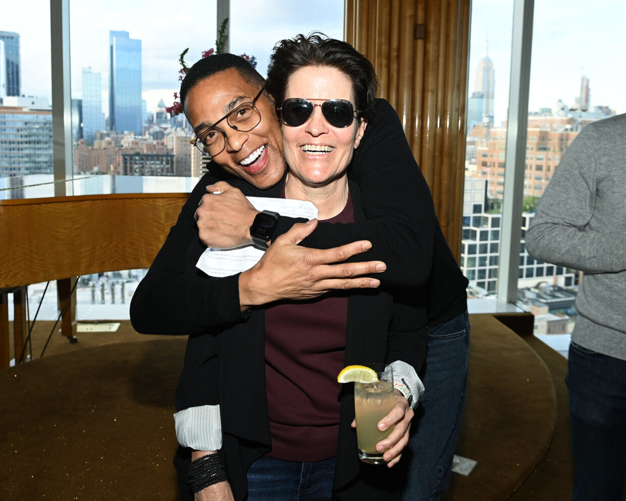 Kara Swisher and Don Lemon attend the 28th Annual Webby Awards Kara Swisher Reception 